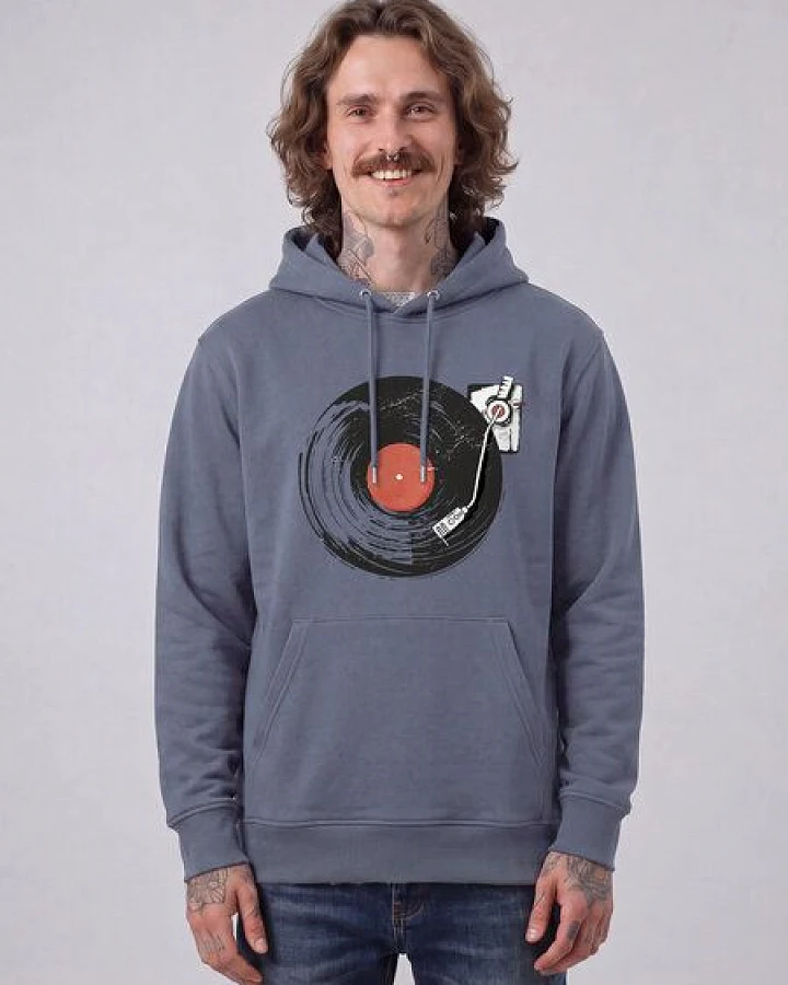 watapparel Hoodie Unisex Schallplatte