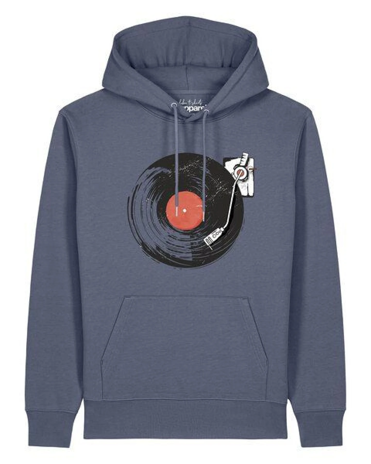 watapparel Hoodie Unisex Schallplatte – Ansicht 2