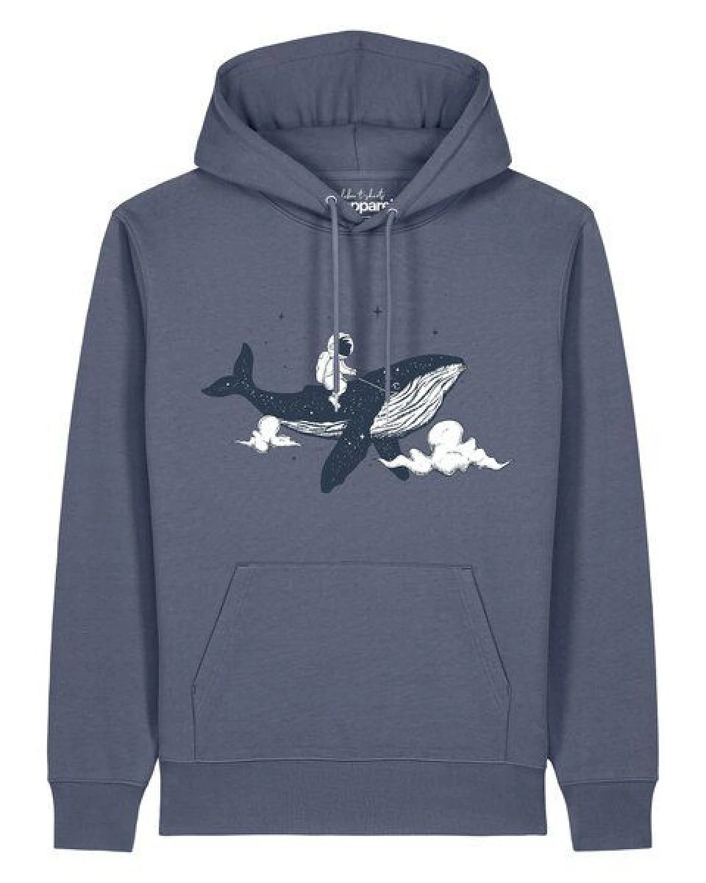 watapparel Hoodie Unisex Spacewhale – Ansicht 2