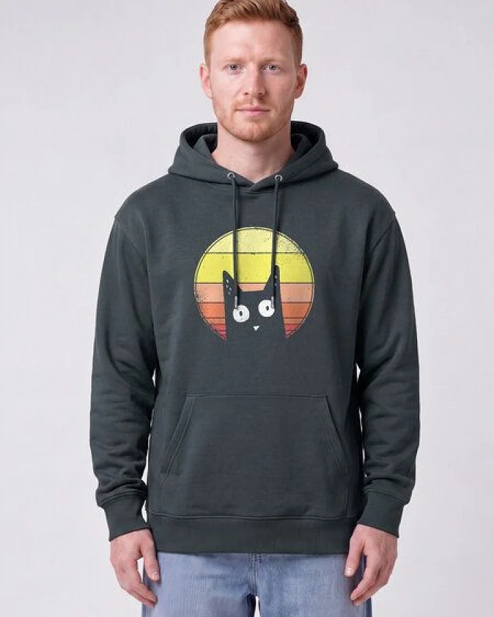 Produktseite: watapparel Hoodie Unisex Sunset Cat