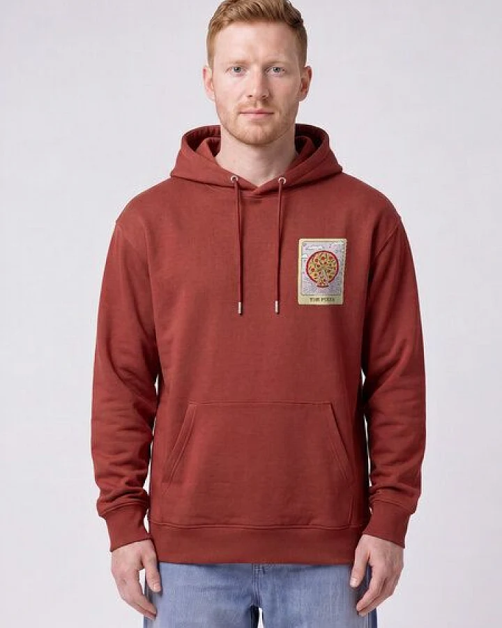 watapparel Hoodie Unisex Tarot The Pizza