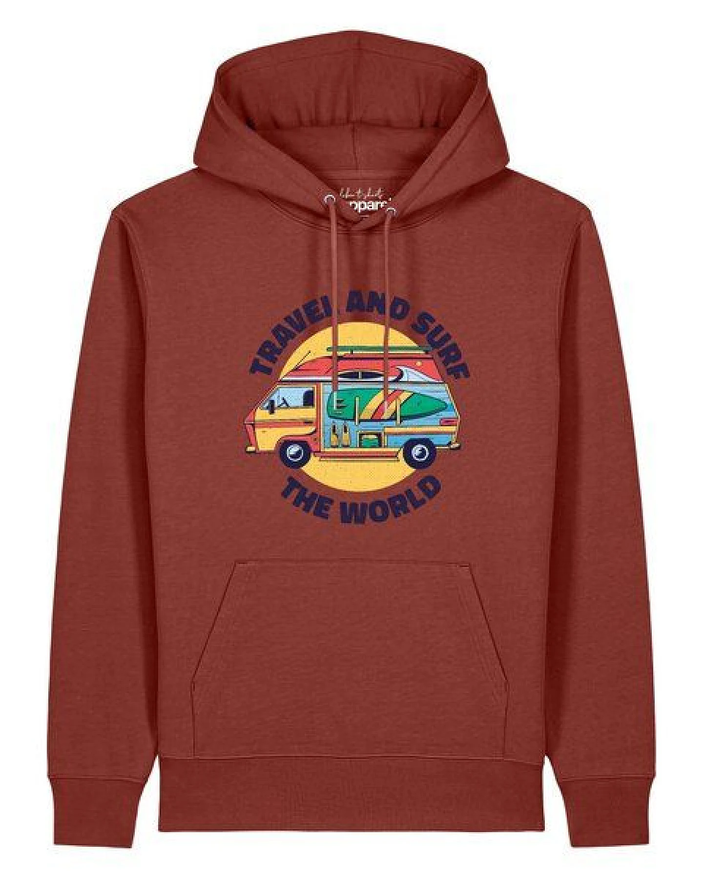 watapparel Hoodie Unisex Travel and surf – Ansicht 2