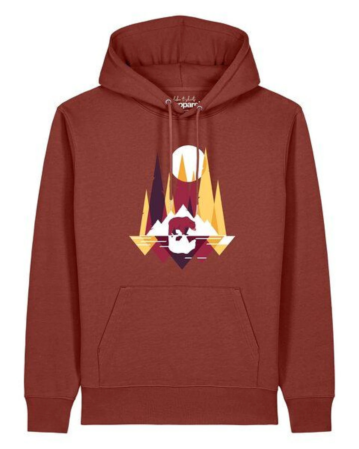 watapparel Hoodie Unisex Von Bären und Bergen – Ansicht 2
