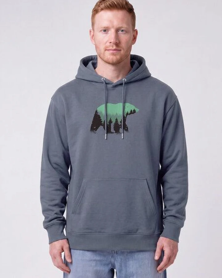 watapparel Hoodie Unisex Waldbär