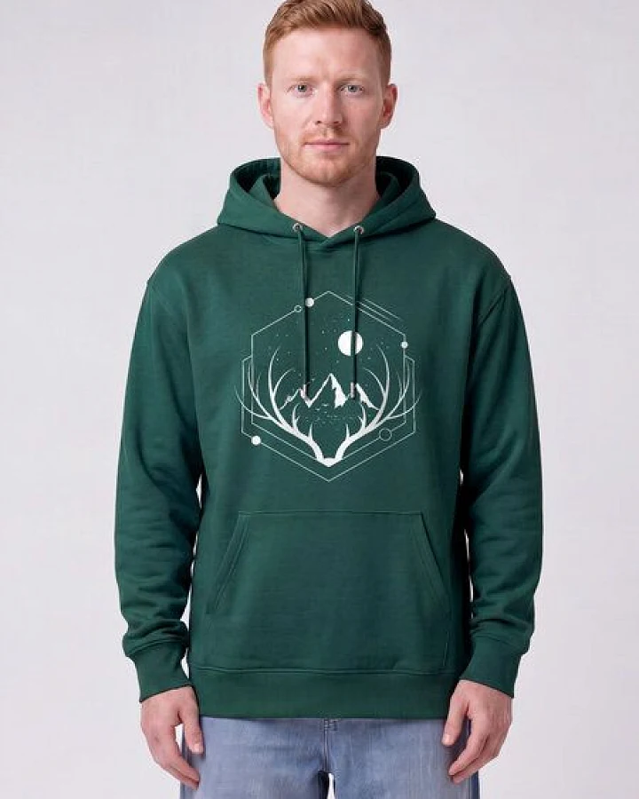 watapparel Hoodie Unisex Wanderlust at night