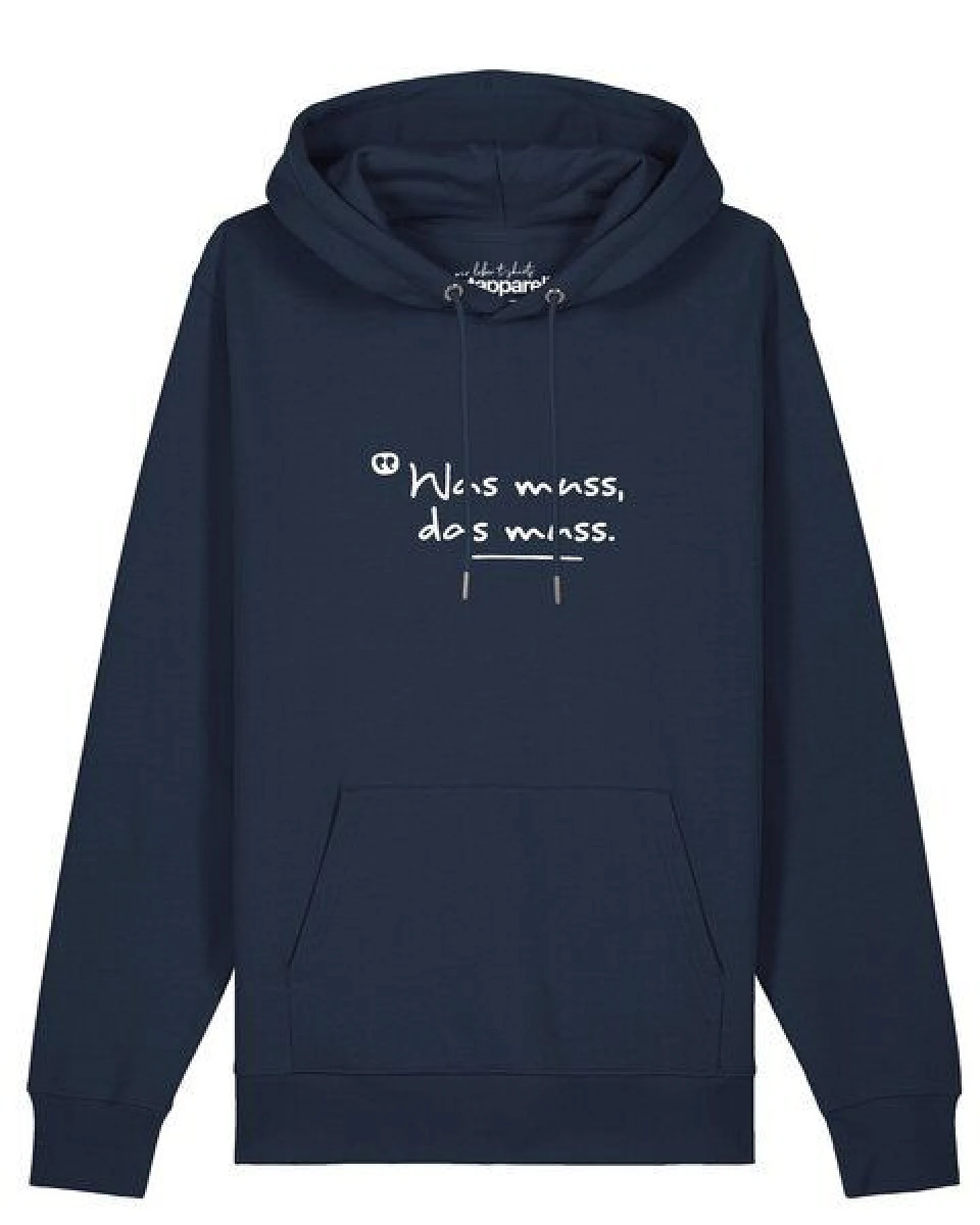watapparel Hoodie Unisex Was muss das muss – Ansicht 2