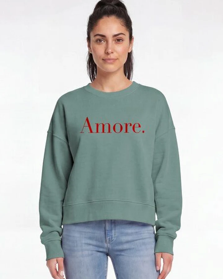 watapparel Sweatshirt Frauen Amore