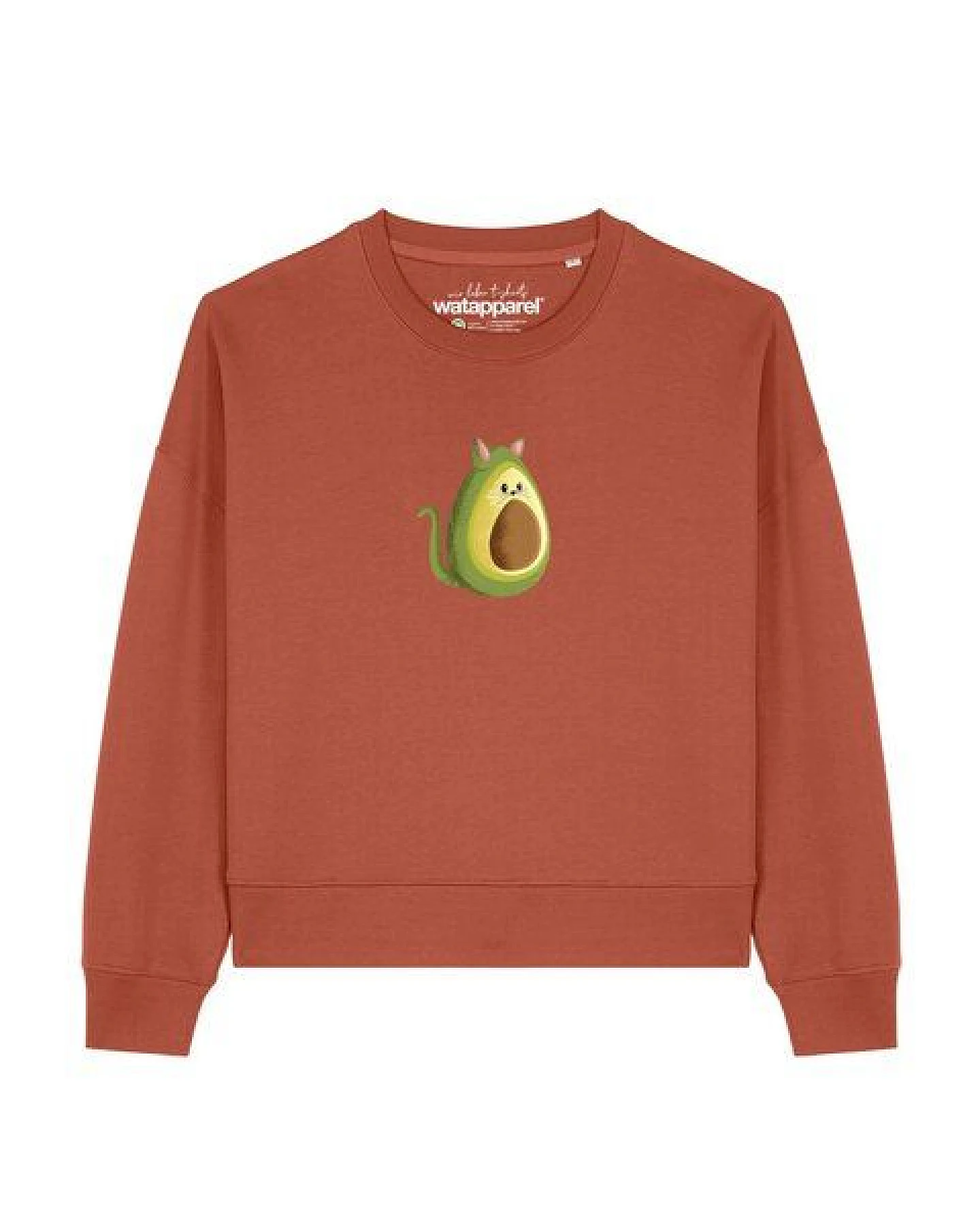 watapparel Sweatshirt Frauen Avocato – Ansicht 2