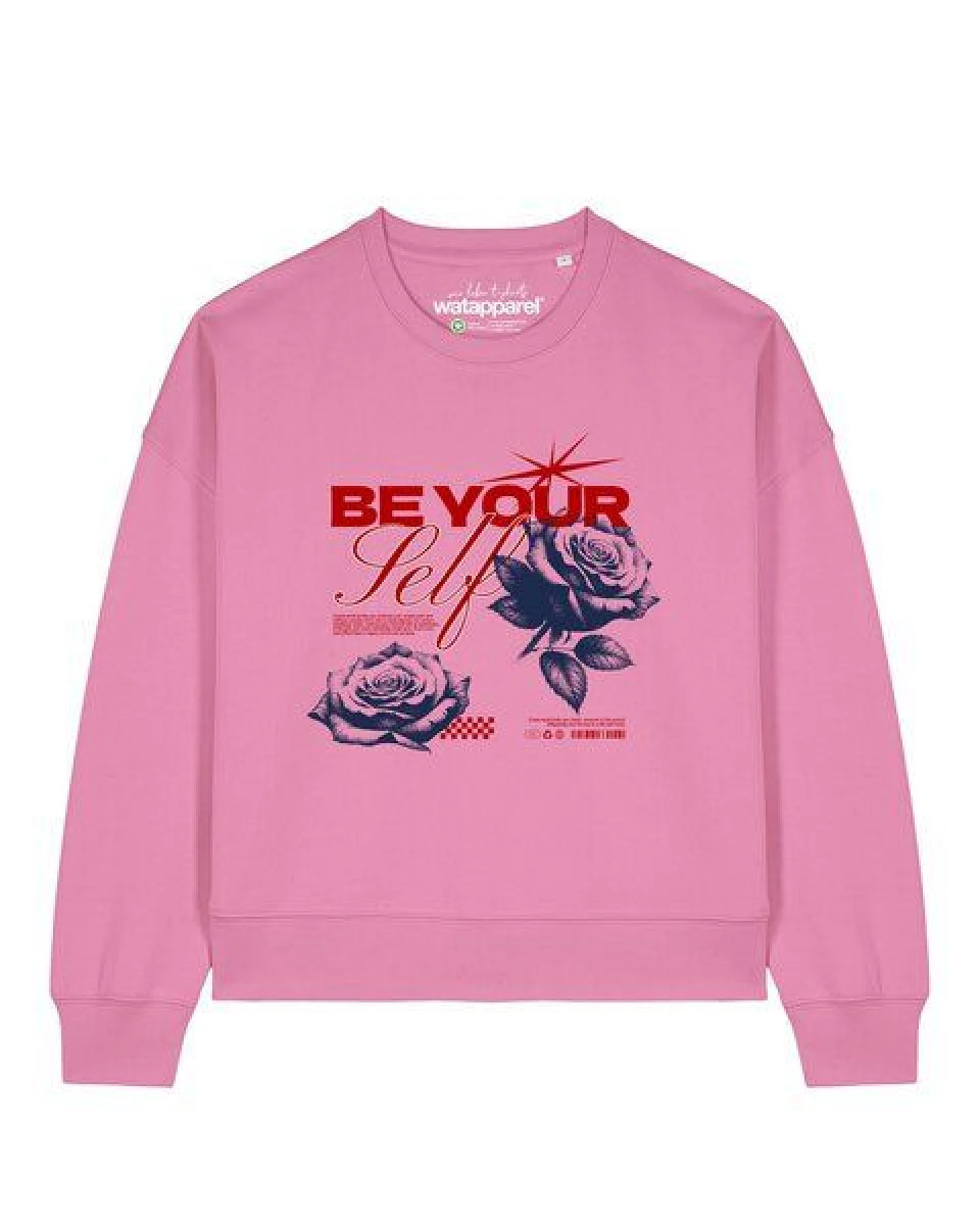 watapparel Sweatshirt Frauen Be yourself – Ansicht 2