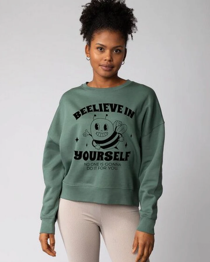 watapparel Sweatshirt Frauen Beelieve in yourself