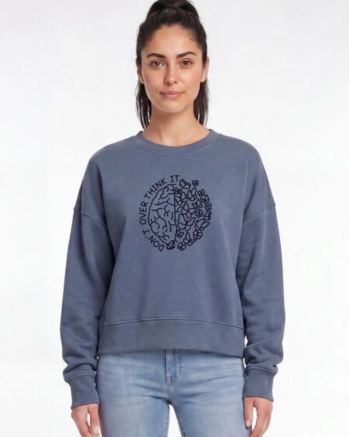 watapparel Sweatshirt Frauen Don't overthink it