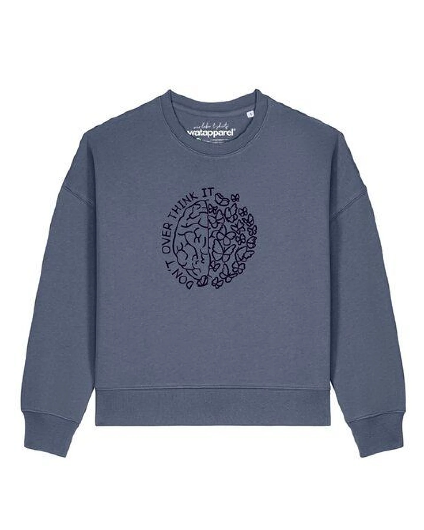 watapparel Sweatshirt Frauen Don't overthink it – Ansicht 2