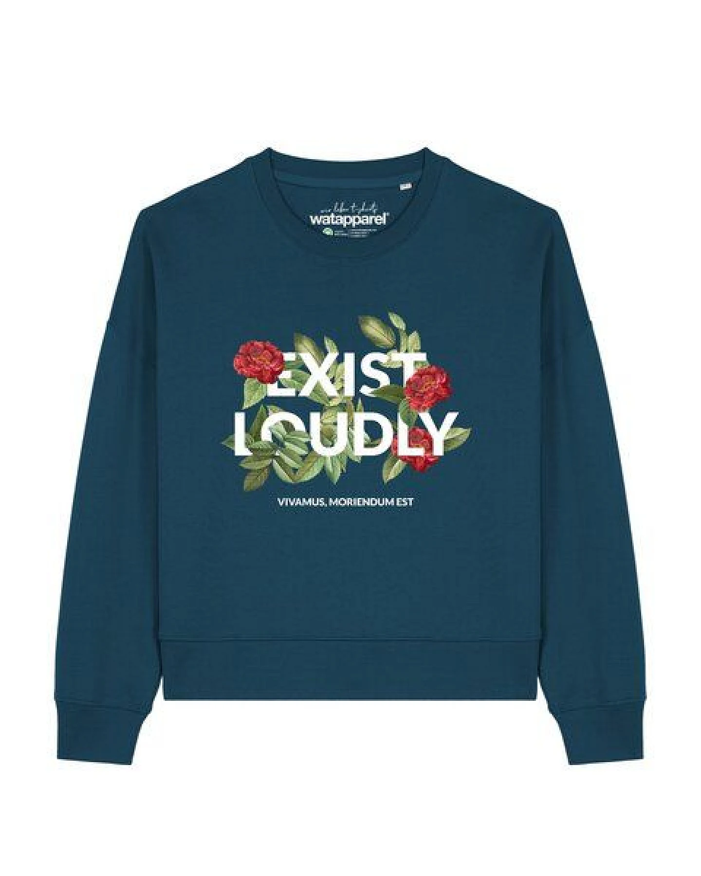 watapparel Sweatshirt Frauen Exist Loudly – Ansicht 2