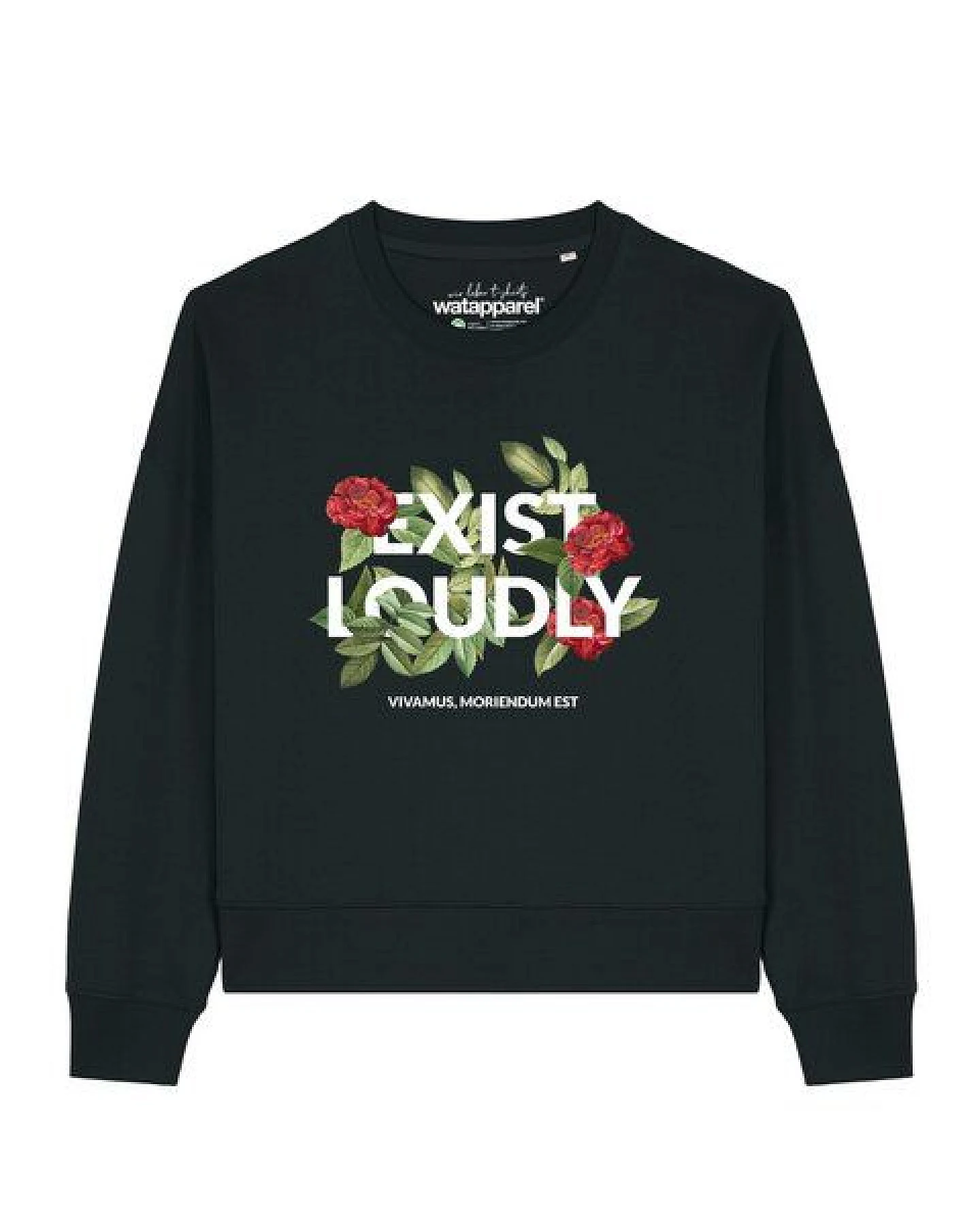 watapparel Sweatshirt Frauen Exist Loudly – Ansicht 2
