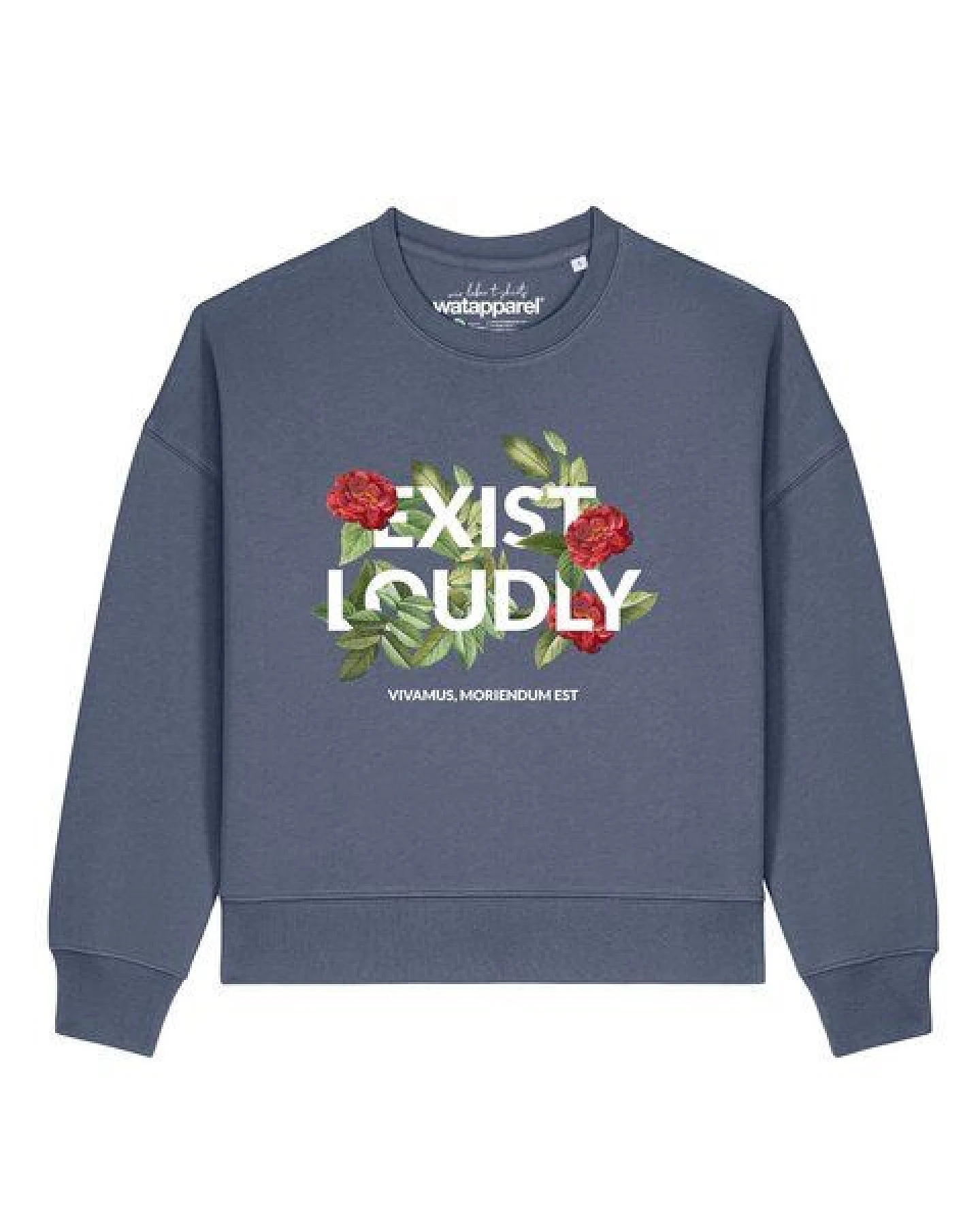 watapparel Sweatshirt Frauen Exist Loudly – Ansicht 2