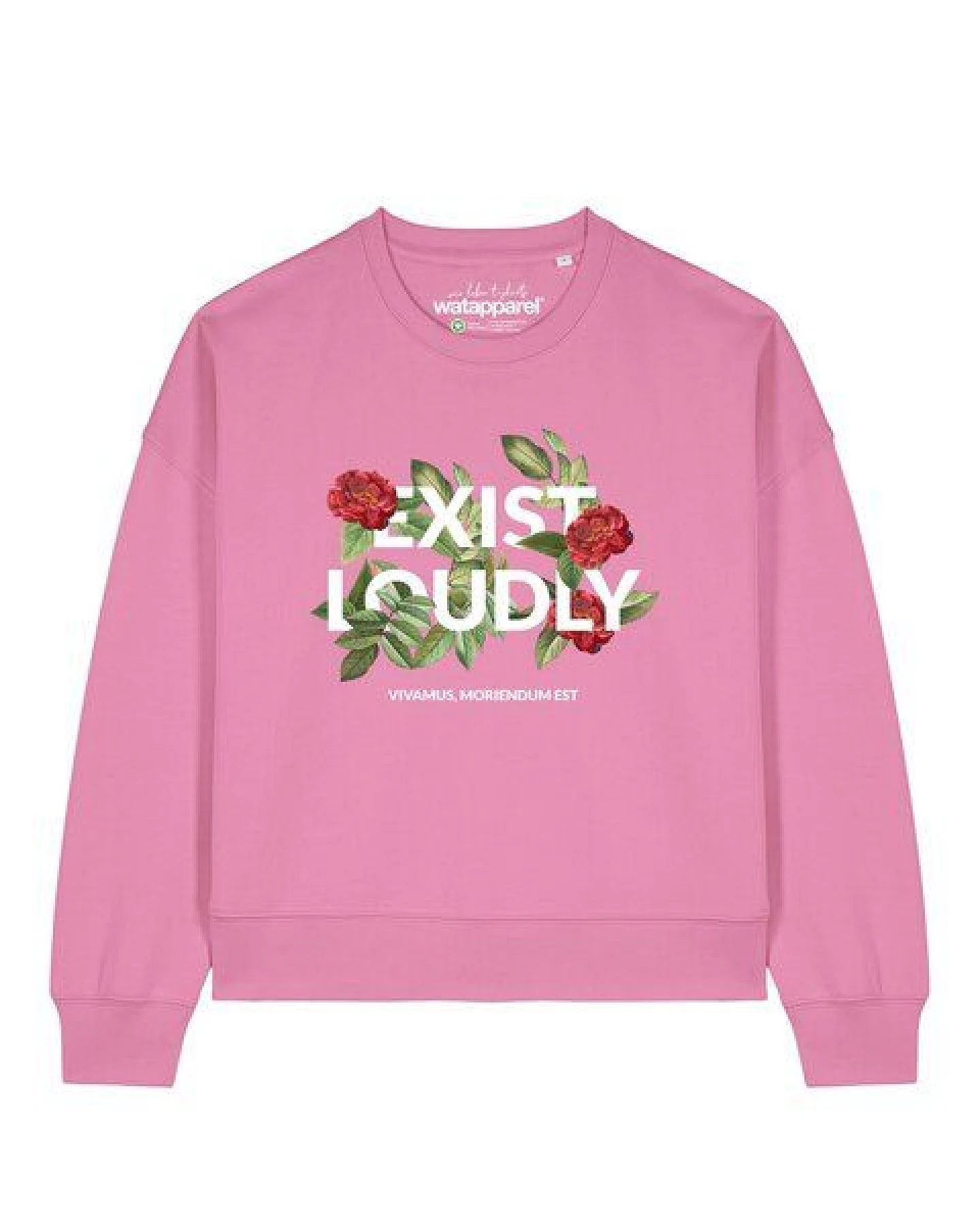 watapparel Sweatshirt Frauen Exist Loudly – Ansicht 2