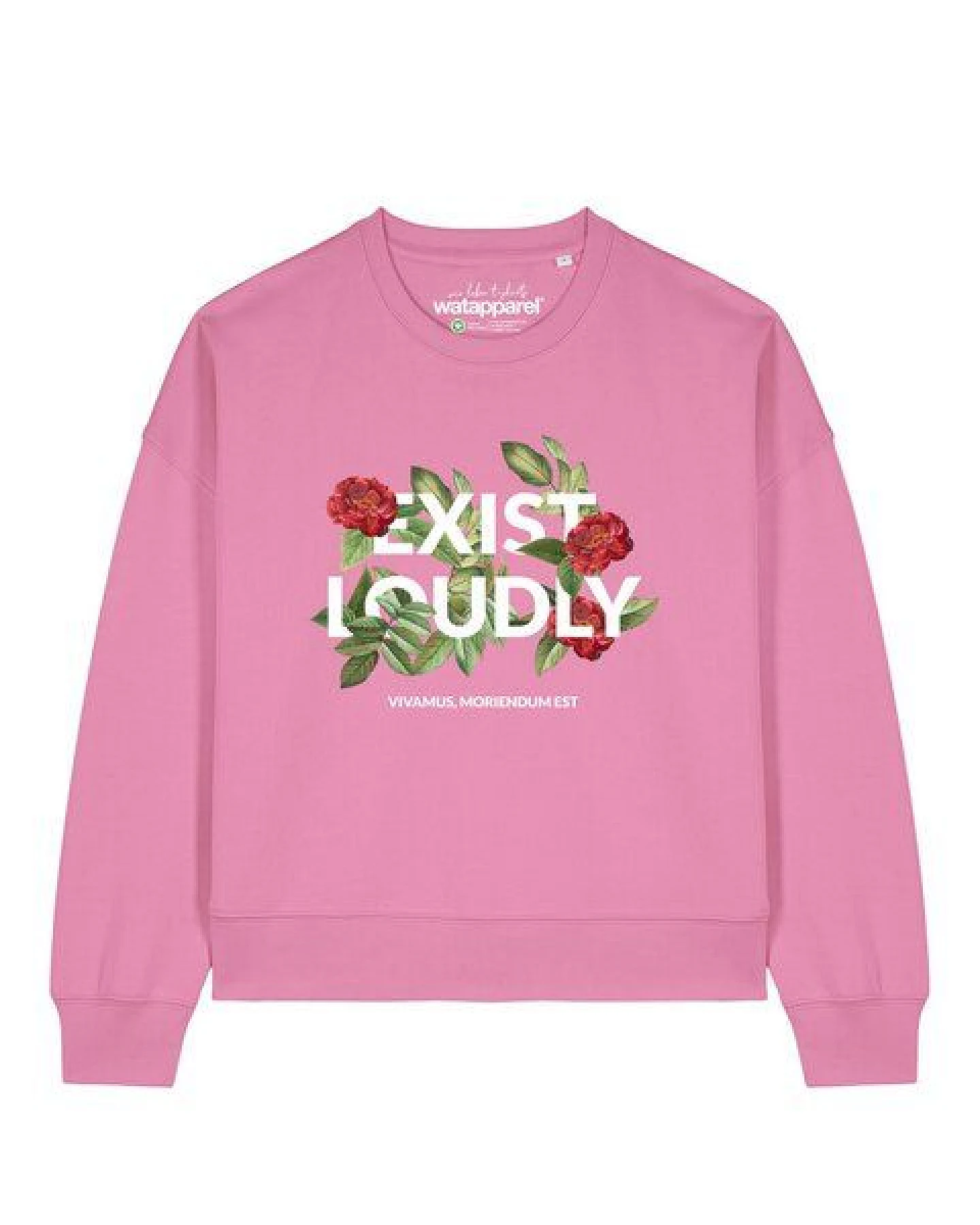 watapparel Sweatshirt Frauen Exist Loudly – Ansicht 2