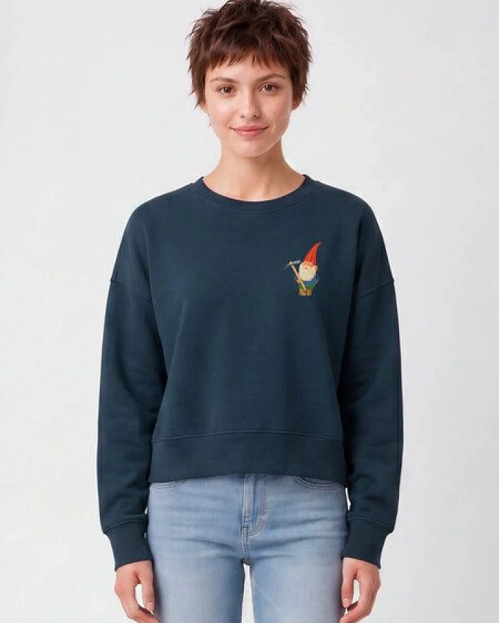 Produktseite: watapparel Sweatshirt Frauen Gartenzwerg