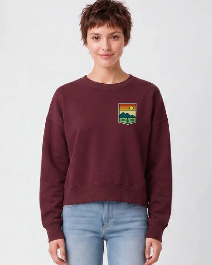 watapparel Sweatshirt Frauen Good Vibe