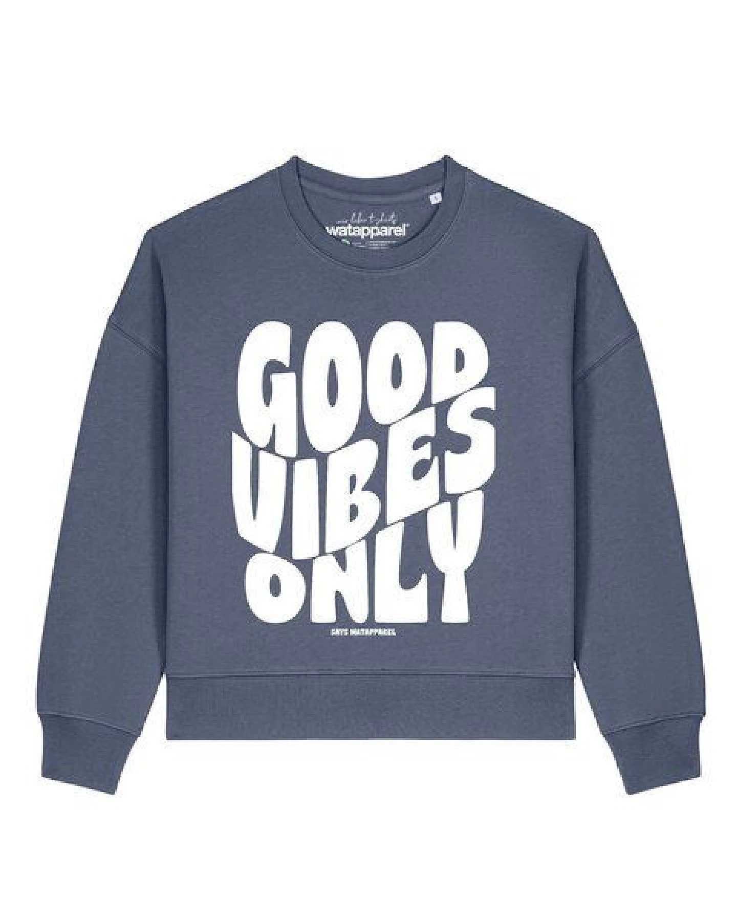 watapparel Sweatshirt Frauen Good vibes only – Ansicht 2