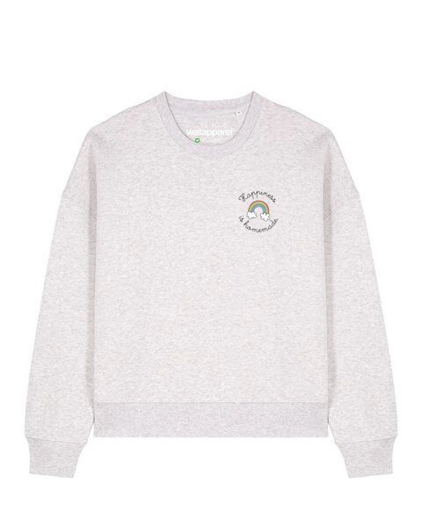 watapparel Sweatshirt Frauen Happiness is homemade – Ansicht 2
