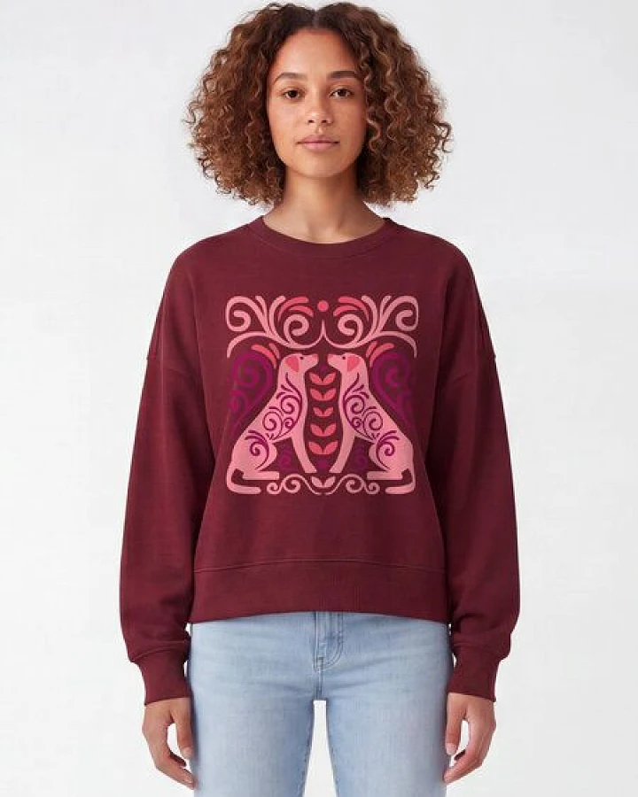 watapparel Sweatshirt Frauen Hundeliebe
