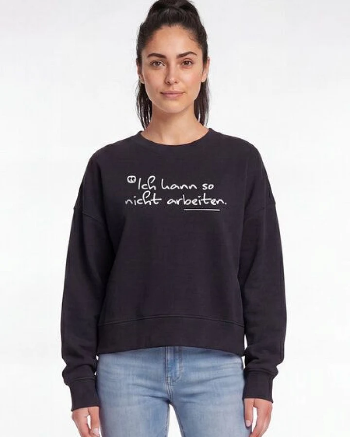 watapparel Sweatshirt Frauen Ich kann so nicht arbeiten