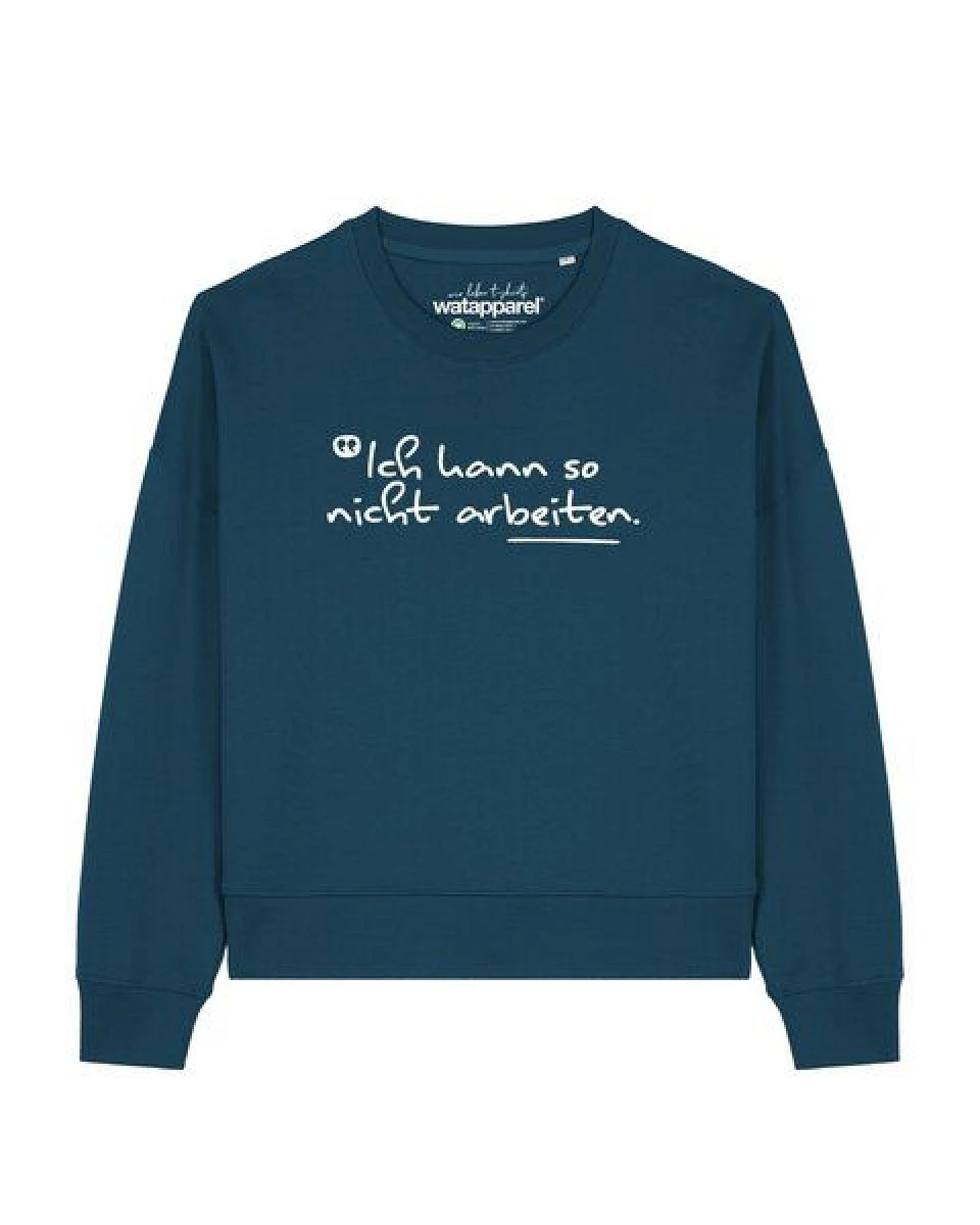 watapparel Sweatshirt Frauen Ich kann so nicht arbeiten – Ansicht 2