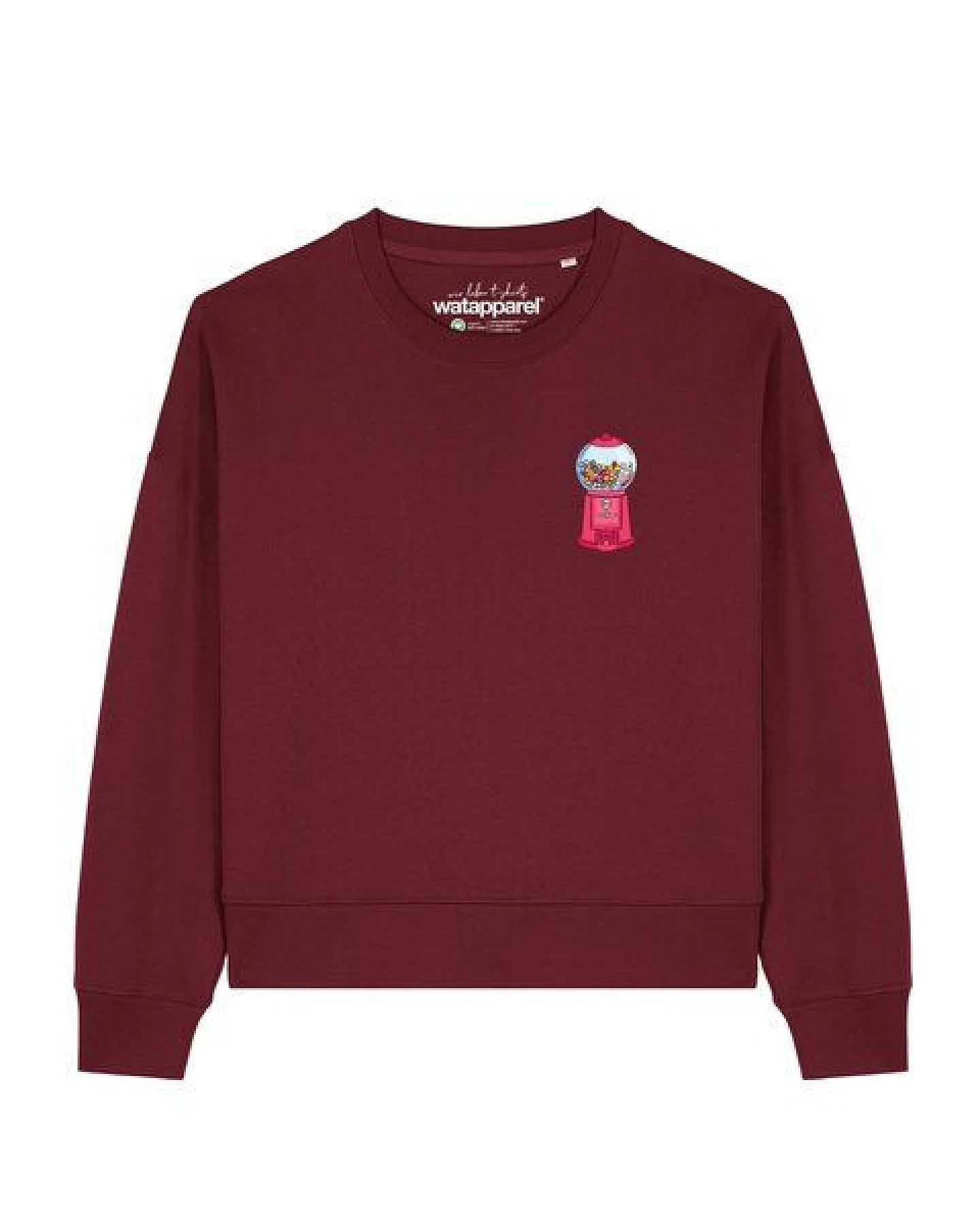 watapparel Sweatshirt Frauen Kaugummiautomat – Ansicht 2