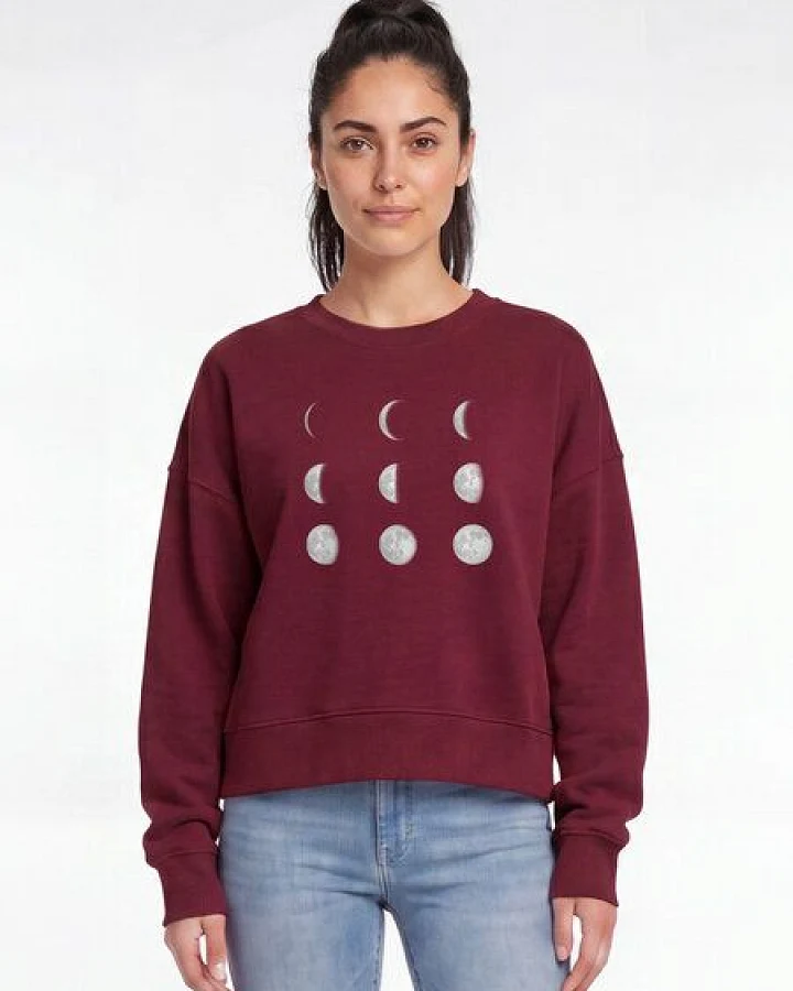 watapparel Sweatshirt Frauen Moonphases