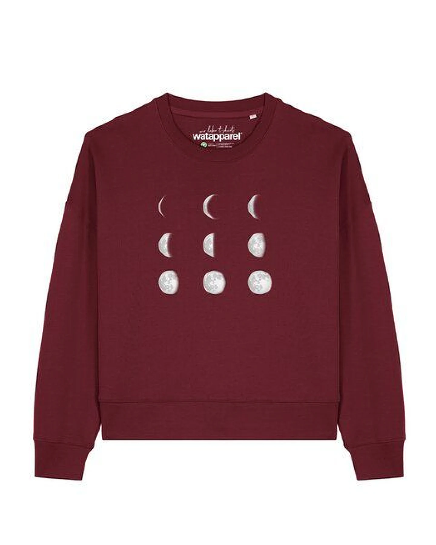 watapparel Sweatshirt Frauen Moonphases – Ansicht 2