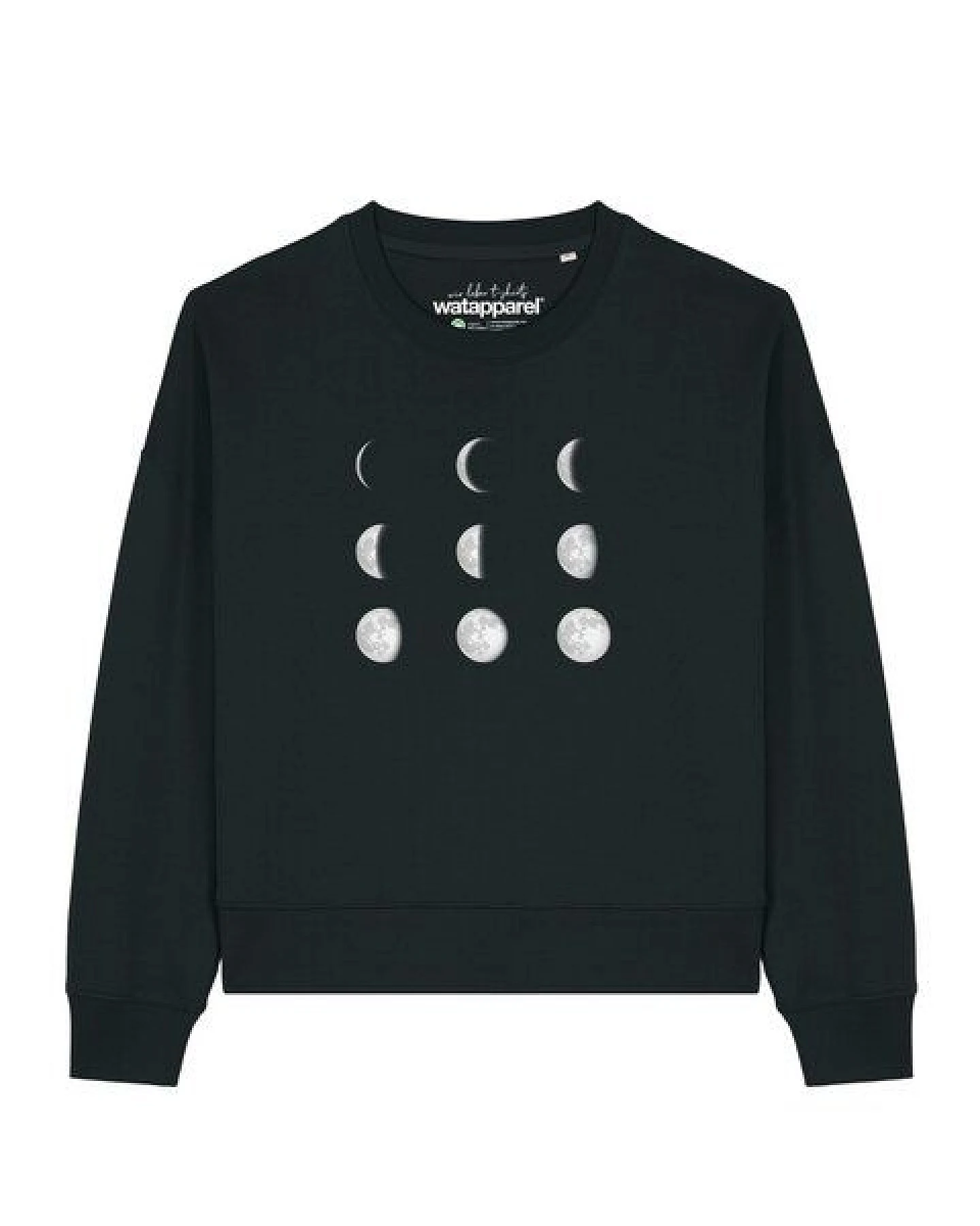 watapparel Sweatshirt Frauen Moonphases – Ansicht 2