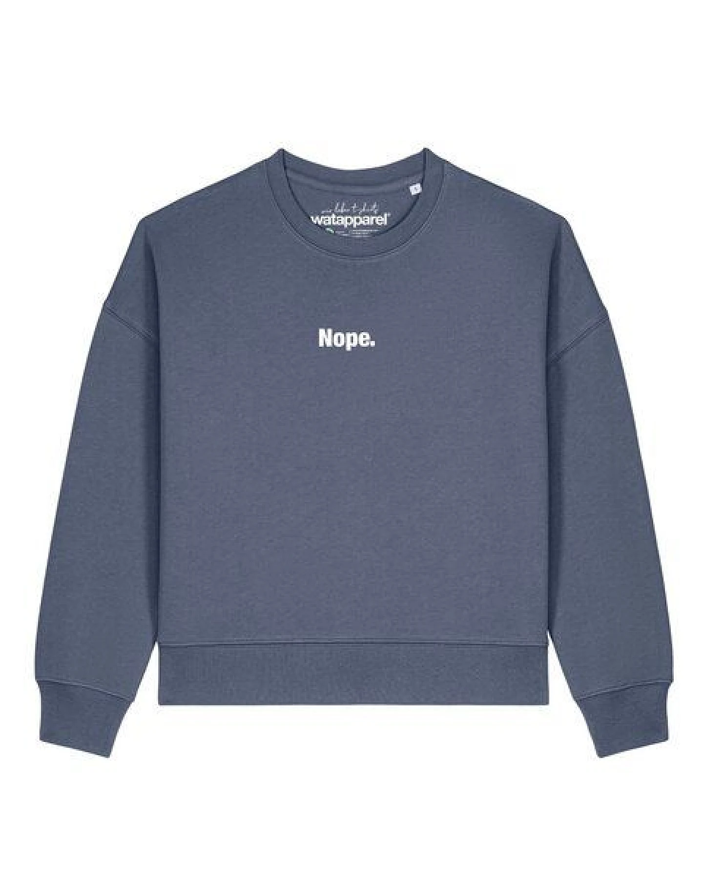 watapparel Sweatshirt Frauen Nope – Ansicht 2
