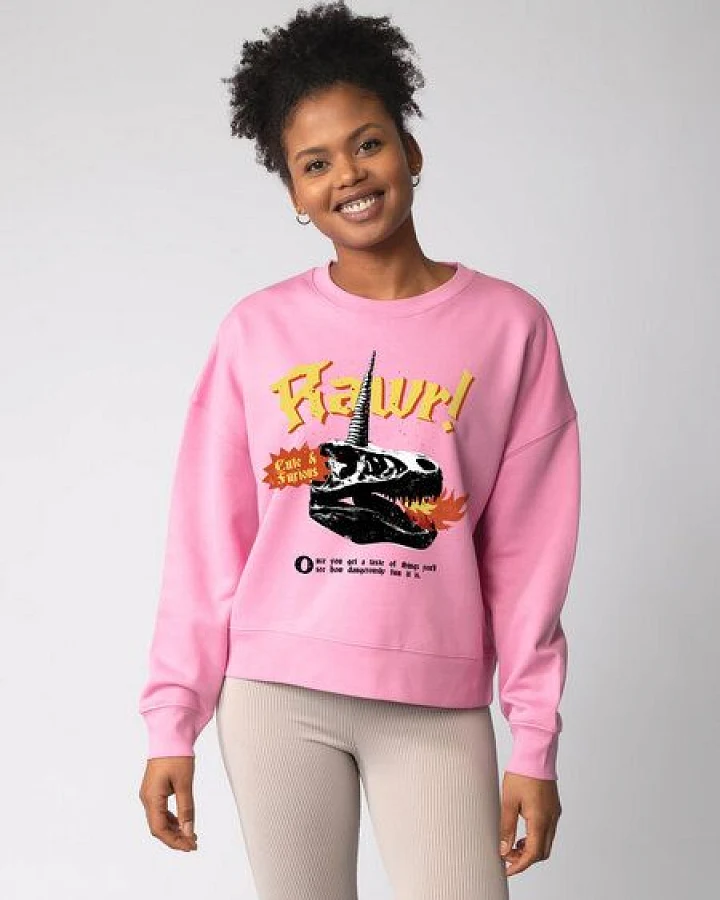 watapparel Sweatshirt Frauen Rawr