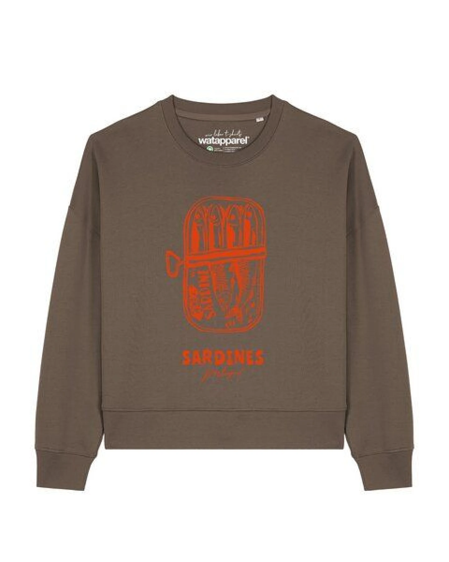 watapparel Sweatshirt Frauen Sardines Portugal – Ansicht 2