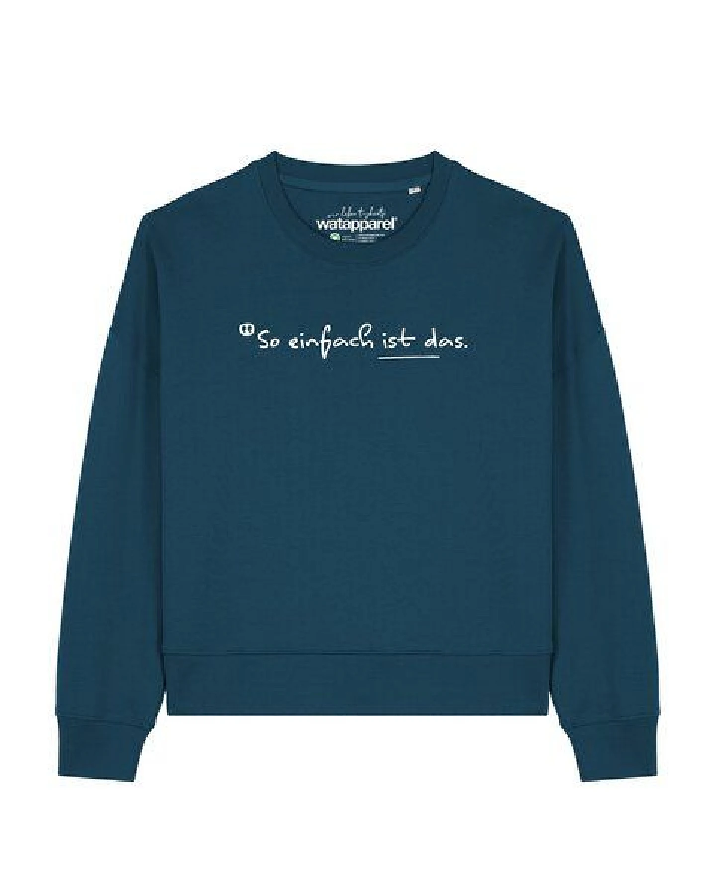 watapparel Sweatshirt Frauen So einfach ist das – Ansicht 2