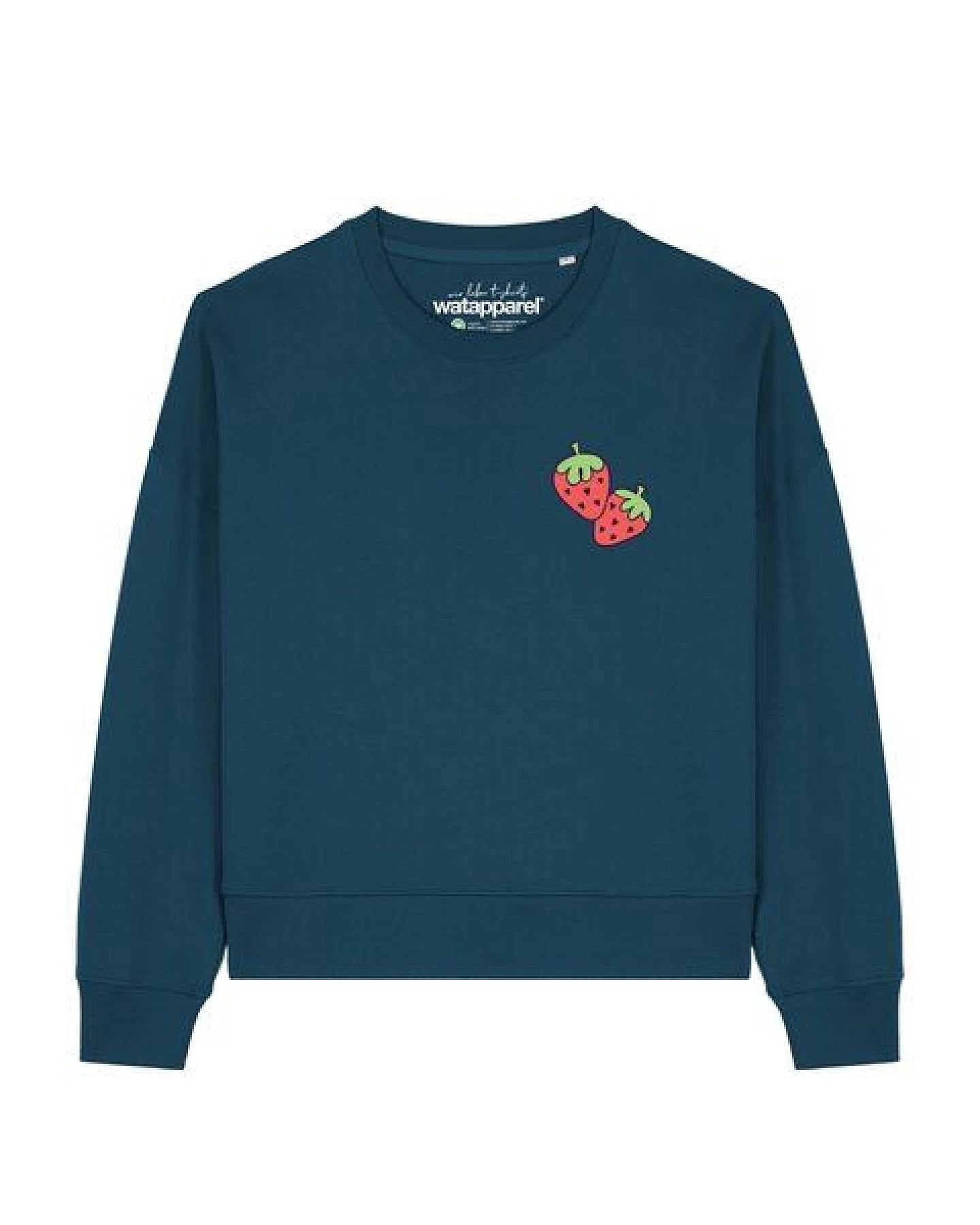 watapparel Sweatshirt Frauen Strawberry – Ansicht 2