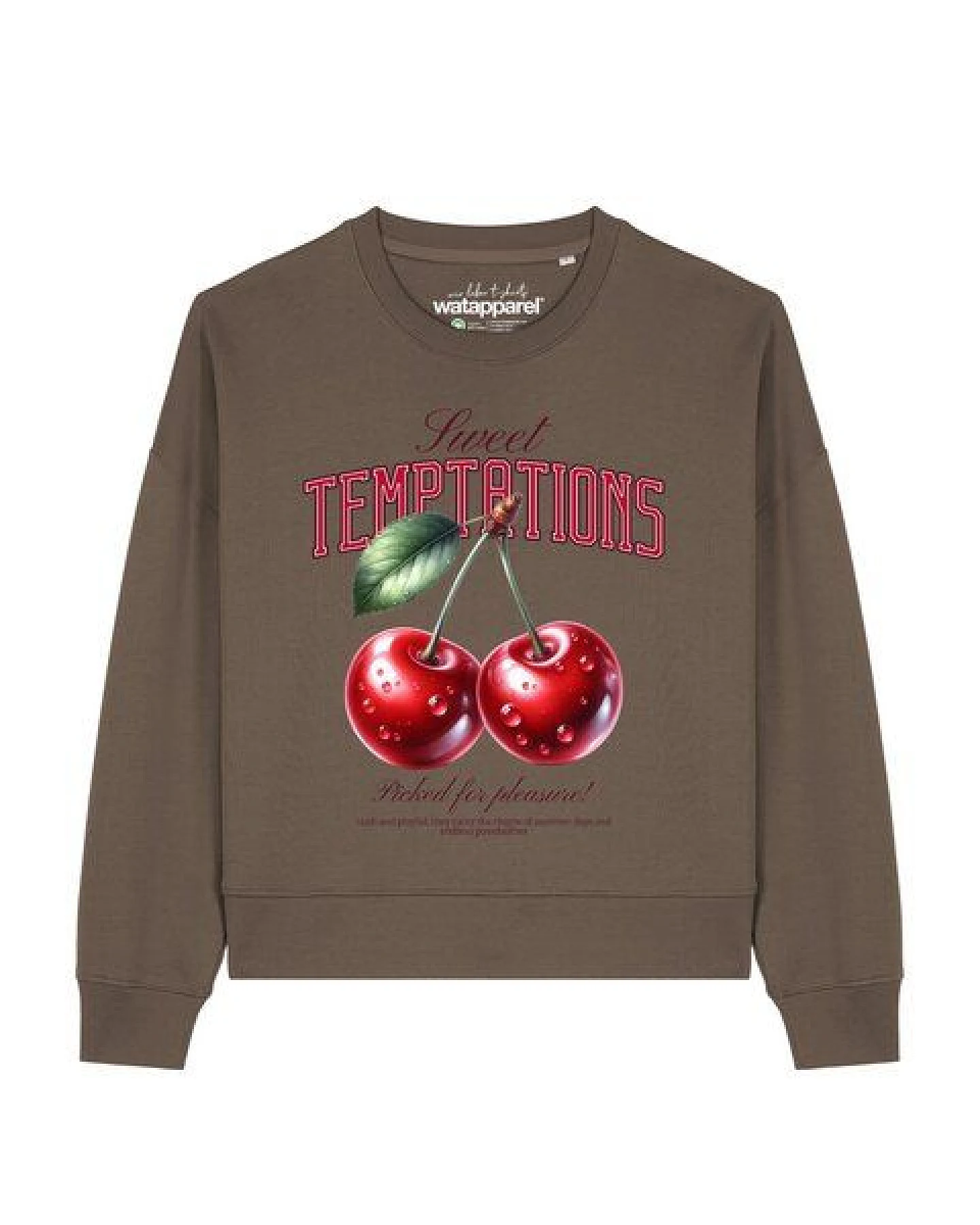 watapparel Sweatshirt Frauen Sweet Temptations – Ansicht 2