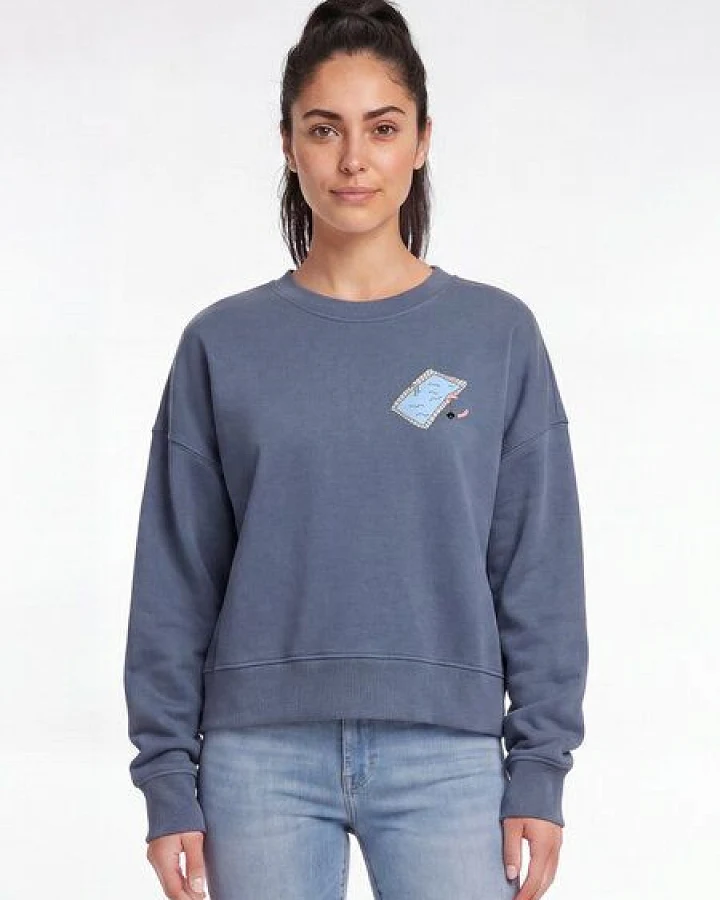 watapparel Sweatshirt Frauen Swimmingpool chilling