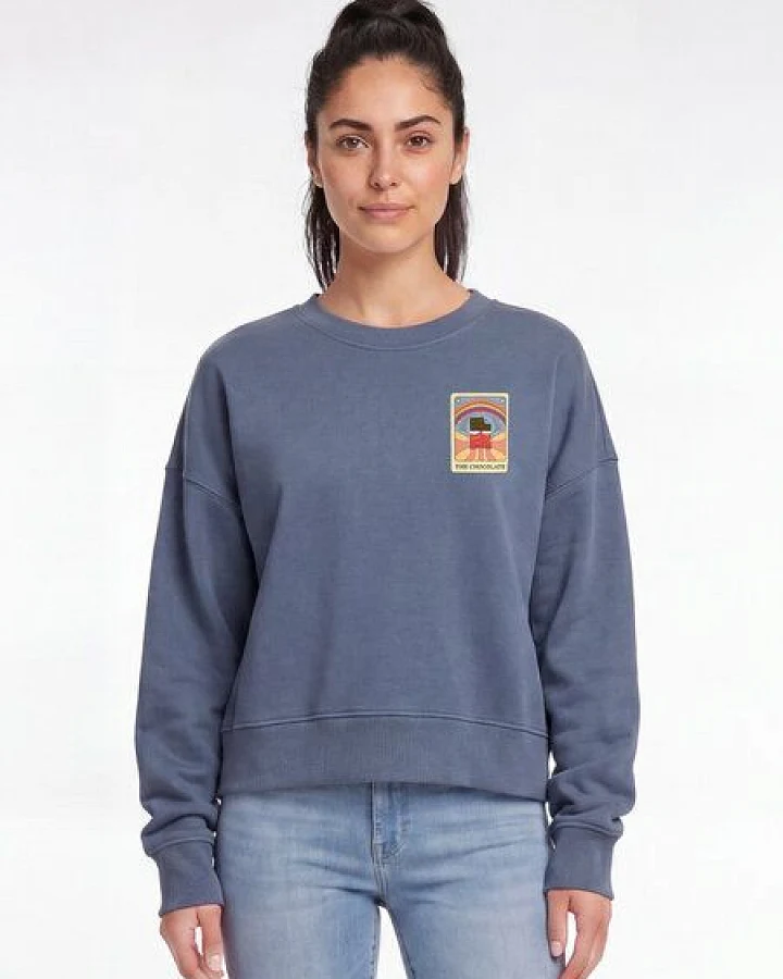 watapparel Sweatshirt Frauen Tarot The Chocolate