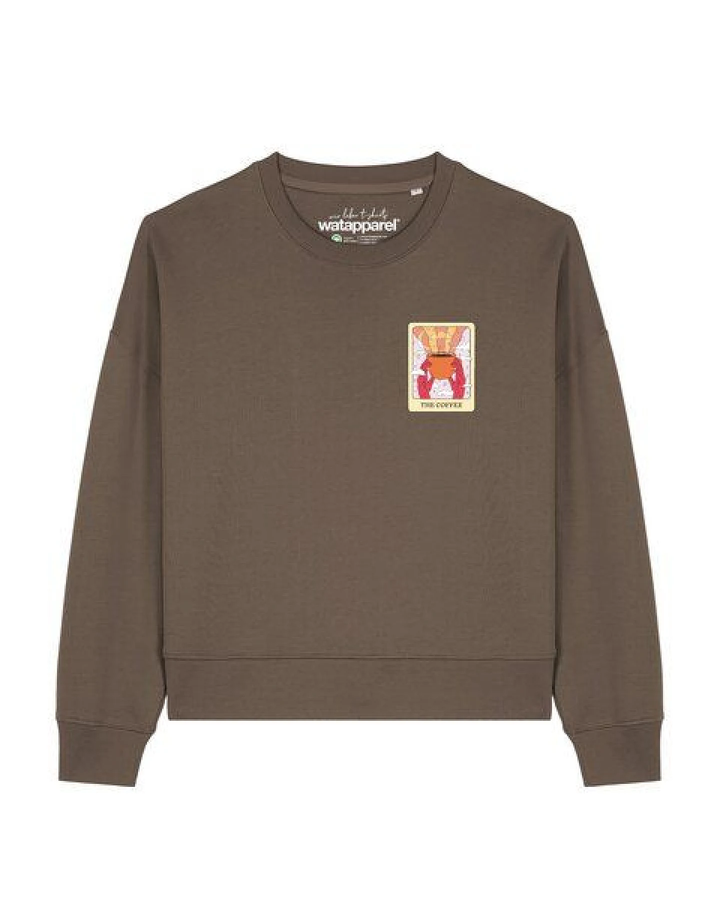 watapparel Sweatshirt Frauen Tarot The Coffee – Ansicht 2