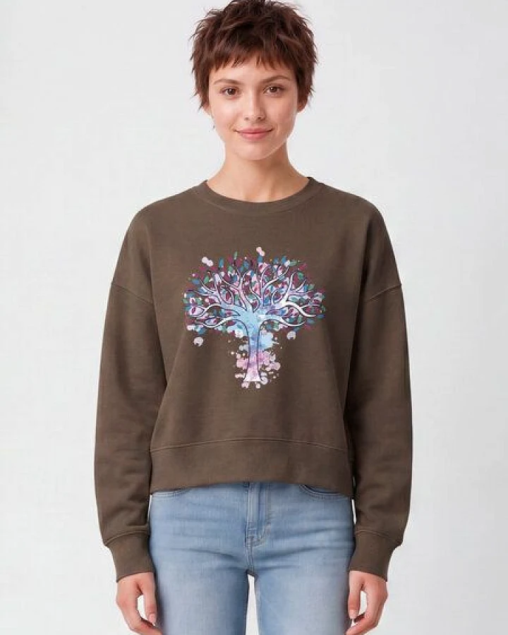 watapparel Sweatshirt Frauen Tree of life