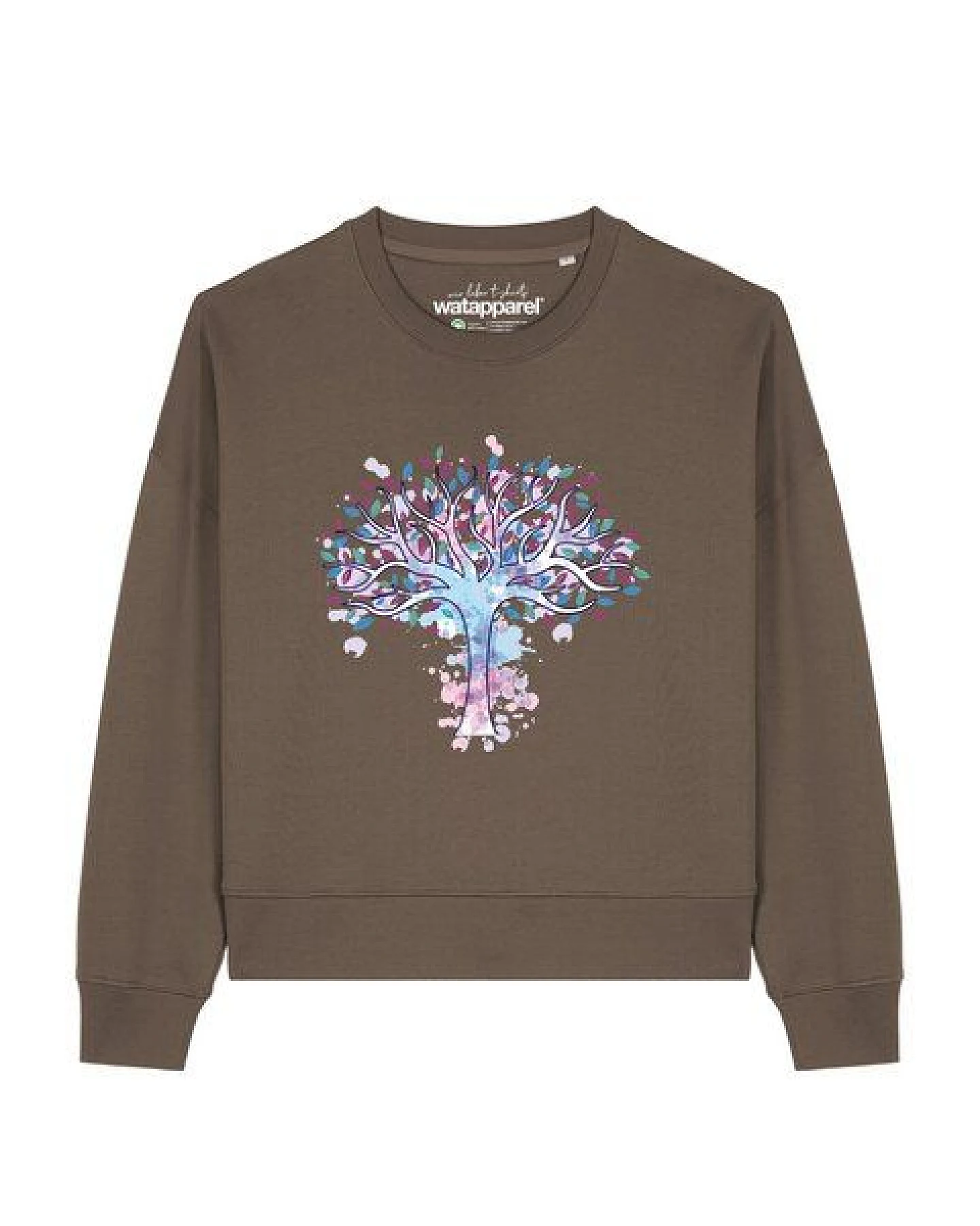 watapparel Sweatshirt Frauen Tree of life – Ansicht 2