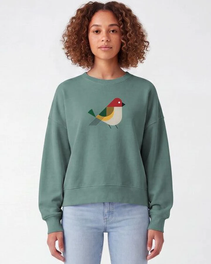 watapparel Sweatshirt Frauen Vogel