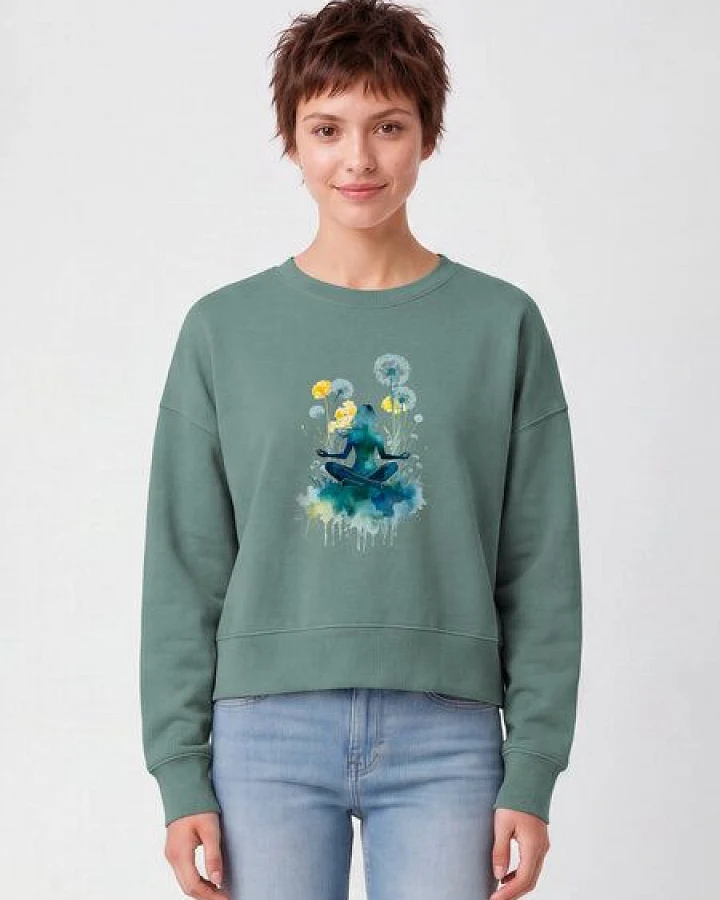 watapparel Sweatshirt Frauen Yoga & Meditation