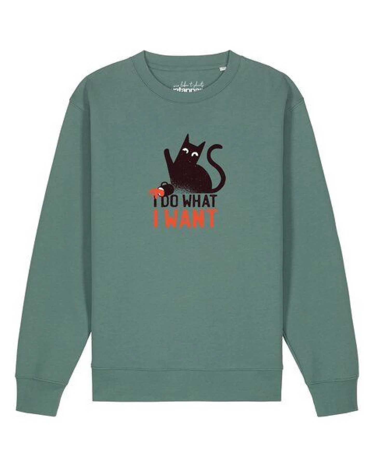 watapparel Sweatshirt Unisex Cat – Ansicht 2