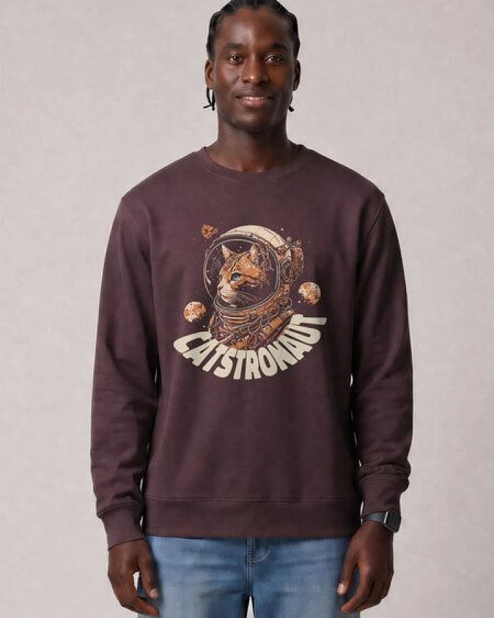 watapparel Sweatshirt Unisex Catstronaut