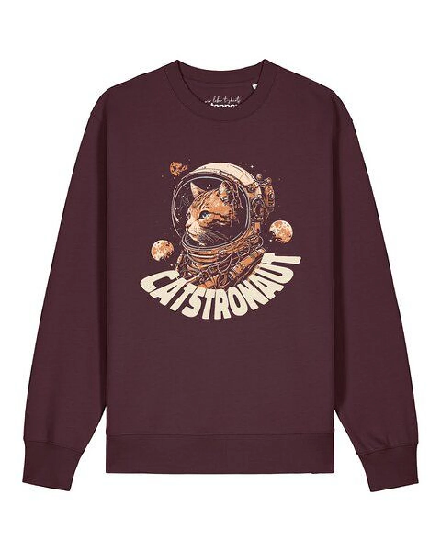 watapparel Sweatshirt Unisex Catstronaut – Ansicht 2