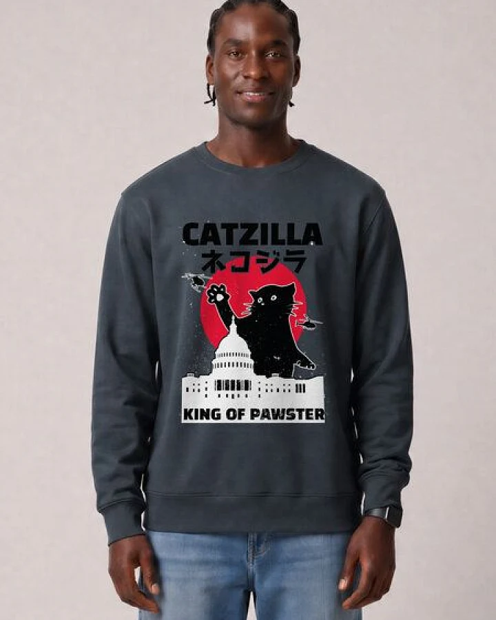 Produktseite: watapparel Sweatshirt Unisex Catzilla