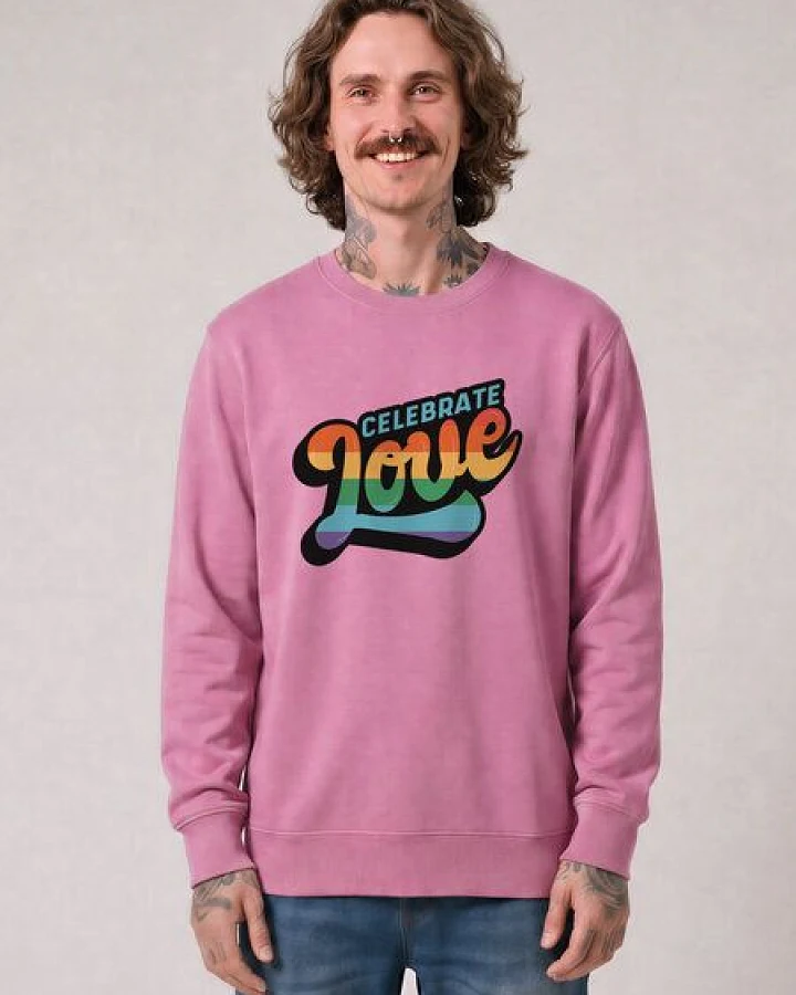 Produktseite: watapparel Sweatshirt Unisex Celebrate Love